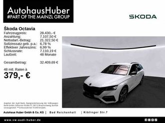 skoda octavia combi rs 1.4 tsi iv dsg kamera shz stdhz