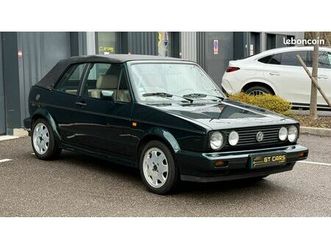 volkswagen golf 1 cabriolet - financement possible - suivi complet avec factures