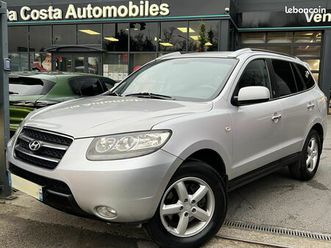 hyundai santa fe ii 2.2 crdi 155 cv 2wd 1ere main / interieur cuir 50 100 kms - garantie 1 an