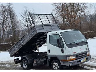 mitsubishi canter 131 cv wywrotkakiper 3-stronny oryginal wolny most z