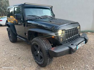 sublime jeep wrangler sahara 2.8crd et gpl bi-carburation 08/2007