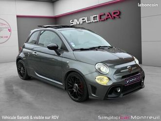 abarth 595 my16 1.4 turbo 16v t-jet 165 ch bva5 turismo/garantie 12 mois/suivi, historique comple...