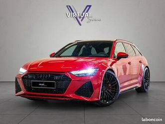 audi rs6 avant 4.0 tfsi v8 600ch | pano • hud • caméra 360° • attelage • sièges rs
