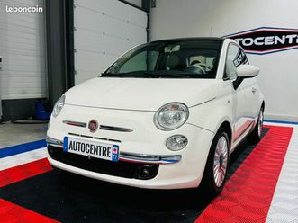 fiat 500 0,9 twinair 85 ch lounge / jantes aluminium / toit panoramique / garantie 6 mois