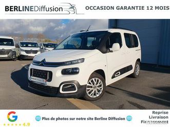 citroën berlingo m bluehdi 100 feel / mirror screen / radars / garantie 12 mois