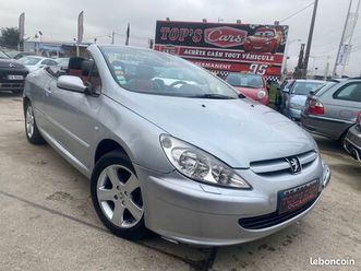 peugeot 307 cc 2.0 16v 138ch * cuir clim xenon régulateur bluetooth jantes alu * entretien à jour * paiement en 4x