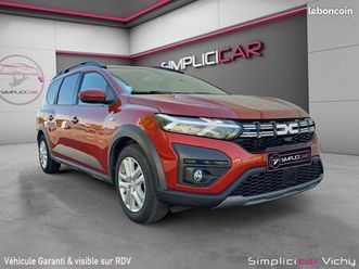 dacia jogger eco-g 100 ch 7 places expression première main garantie constructeur janvier 2031 aménagement couc