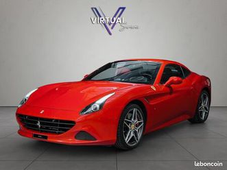 ferrari california t 3.9l v8 biturbo 560ch | rosso corsa • boîte f1 • intérieur cuir noir • historique ferrari