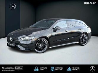 mercedes cla 180 d shooting brake amg line to sieges electriqu