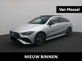 mercedes cla 250 e amg line shooting brake + panoramisch dak + trekhaak + carplay +