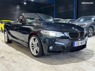 bmw série 2 cabriolet 218i (f23) 136ch m sport bvm / 1ere main / 82000 km / intérrieur fauve / très bel etat /