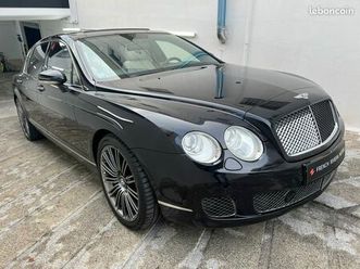 bentley flying spur - speed - 610ch - long - pack mulliner - w12 - tv arrière - 2008 - bva