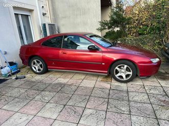 peugeot 406 coupé v6 - 2003 - 184 000 km - rouge foncé