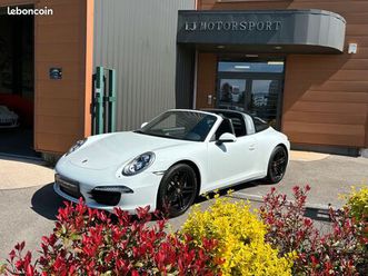 porsche 911 991 targa 4 pdk 3.4l 350ch, châssis 2015, 39000 kms, pse: echappement sport, pack sport chrono plus, régulateur, padm,bose, sièges chauffants