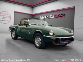 triumph spitfire 1500 fh 71 ch / ct ok / dossier complet réfection atelier souchet / garantie 12 mois