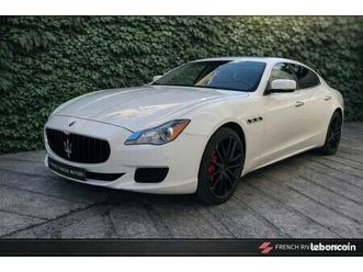 maserati quattroporte v8 530ch – bva 8 – awd – 52 000 km – cuir – gps 16/9 – suspension sport – châssis sport – jantes noires – radar av/ar – origine japon – ga