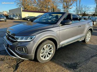 volkswagen t-roc (2) cabriolet 1.5 tsi 150 start/stop bvm6 style prix ht 21990e