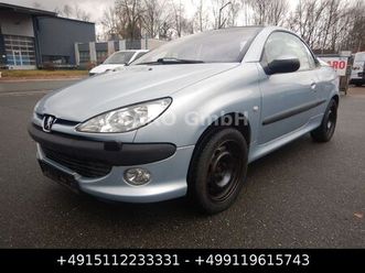 peugeot 206 cc platinum schiebedach automatik klima shz