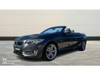 bmw série 2 cabriolet 220da 190ch luxury