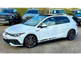 volkswagen golf viii 8 gti clubsport 300cv dsg7 pack perf virtual cockpit + toit + camera + h&k + cuir