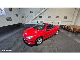peugeot 206 cc 1.6 16v 110 cv jbl - 43.900 kms - 1ère main