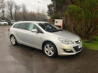 2013 vauxhall astra 2.0 cdti 16v sri [165] 5dr auto estate diesel automatic
