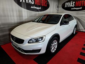 volvo s60 cross country d4 2,4 awd summum aut,pilkuntarkka h-historia,sport sähkö penkit,webasto,on call,xenon,vakkari,lämmitettävä ohjauspyörä.