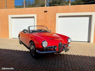 alfa romeo giulia spider 1600