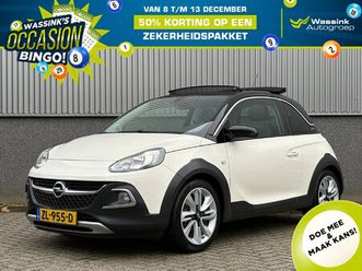opel adam 1.0 turbo 90pk adam rocks blitz | cabrio | cruise control | stoelverwarming | stuurverwarming | parkeersensoren | dab radio |
