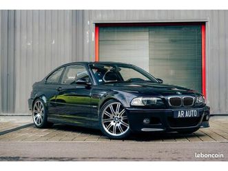 bmw m3 e46 ph1 3.2l smg ii / origine france / garantie / carbonschwarz