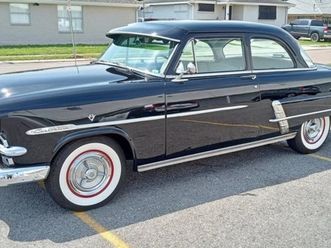 1953 ford customline coupe 302 v8, a/c, ps, ob, black/gray, clean classic dash