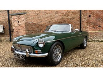 1968 mg c-type vert manuel, 3 vitesses conduite à droite...