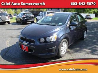 2016 chevrolet sonic lt auto sedan