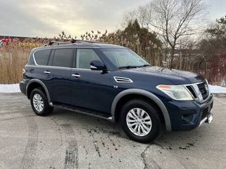 blue 2017 nissan armada sv