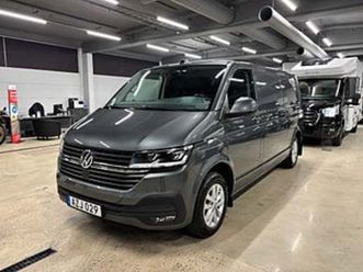 volkswagen transporter skåp 2.0 tdi dsg 4m inredning lågmil