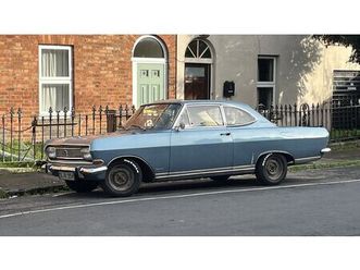 1966 opel rekord coupe bleu manuel, 4 vitesses conduite à...