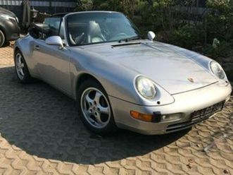 porsche 993 carrera cabriolet/xenon/verdeck neu