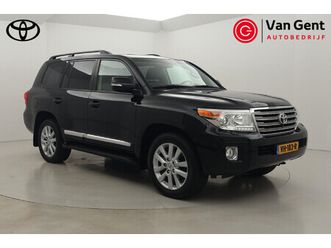 toyota land cruiser v8 4.5 v8 d-4d executive standard roof window van | panoramadak | trekhaak | leder | jbl | 20 inch | navigatie | stoelverwarming