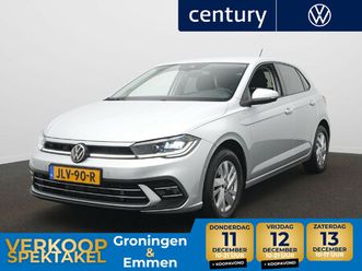 volkswagen polo 1.0 tsi style automaat - app connect - lm velgen - climatronic - stoelverwarming - side assist
