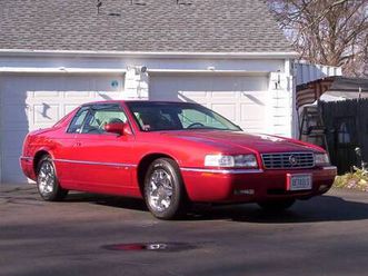 1997 cadillac eldorado 124k crimson red collector owned garage kept!
