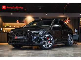audi e-tron sportback s quattro 370kw 503pk black edition competition, sportstoelen leder, pano, acc, bang & olufsen, keyless, camera, 360, matrix, 4 zone, stan