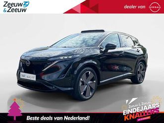 nissan ariya evolve 91 kwh | €5 .000,- voorraad korting inclusief inruilpremie | navigatie | apple carplay en android auto | lane keep assist | bose |