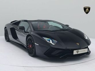 lamborghini aventador s roadster nero aldebaran i carbon int