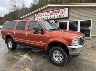 2002 ford excusion limited 4x4 7.3 leather loaded 3rd row diesel suv
