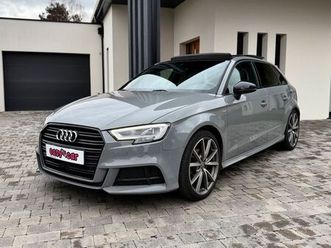 audi a3 sportback 2.0 tdi 150ch s line plus s tronic 7 / gris nardo / toit ouvrant / origine fr / sièges cuir chauffants / jantes 19