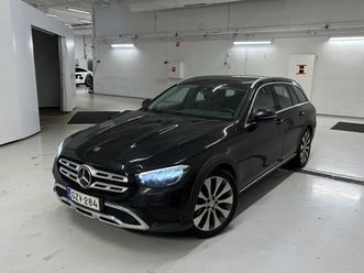 mercedes-benz e 220 d 4matic a all-terrain ** suomi-auto / widescreen / webasto / airmatic / blis / p-kamera / ambient / vetokoukku **
