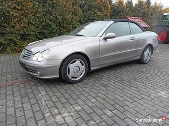 mercedes clk 200 kompresor cabrio w209 163 km 166 000 km 2006r zadbany kolno - sprzedajemy.pl