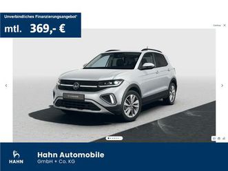 t-cross 1.0tsi dsg life matrix acc cam shz app