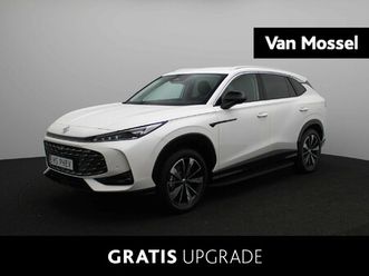 mg hs 1.5 phev aut. luxury snel leverbaar | gratis upgrade | leder | 360 cam | 100 km elektrisch