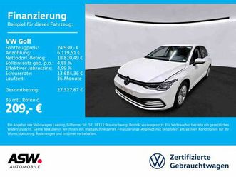 volkswagen golf life 2.0 tdi dsg led navi rfk pdc shz acc